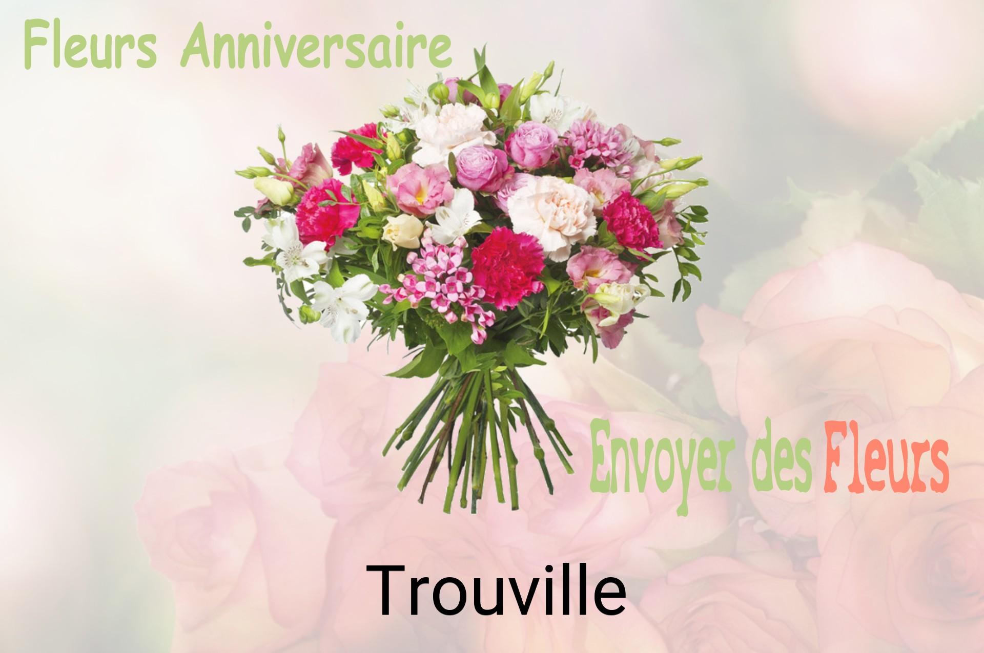 Bouquet de fleurs d’anniversaire livré à Trouville