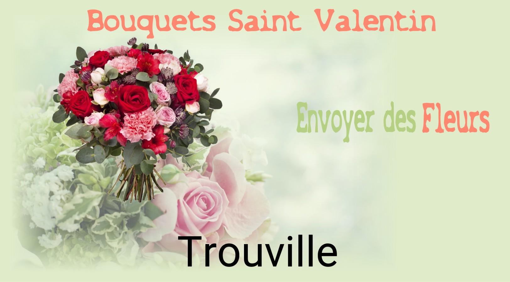 Roses de Saint-Valentin livrées à Trouville